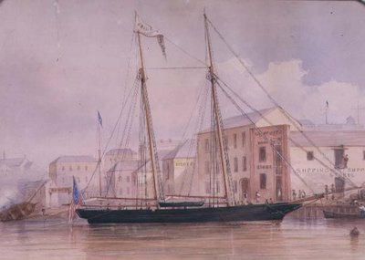 Circular Quay, c.1855 by Frederick Garling