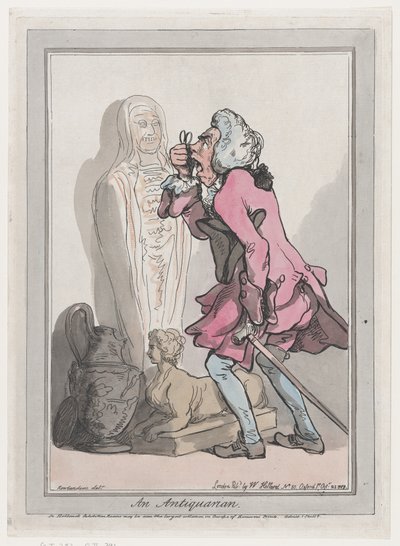 An Antiquarian, October 23, 1789 by Frederick George Byron