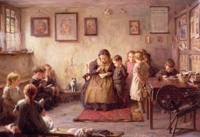 The Dame School by Frederick George Cotman