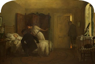 The Darkened Room by Frederick George Swaish