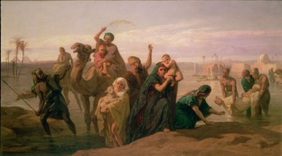 The Rising of the Nile by Frederick Goodall