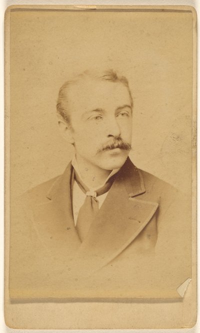 Unidentified Man with Moustache by Frederick Gutekunst