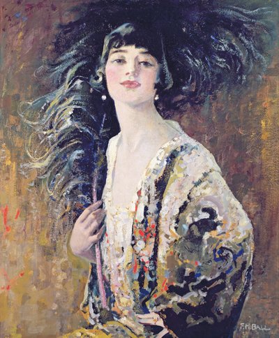 The Black Fan, 1929 by Frederick Hammersley Ball