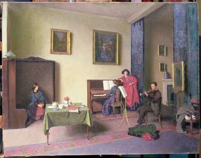 The Music Party by Frederick Hawkesworth S. Shepherd