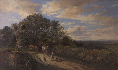 Landscape with Cattle by Frederick Henry Henshaw