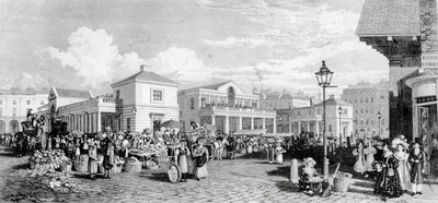 Covent Garden Market by Frederick James Havell