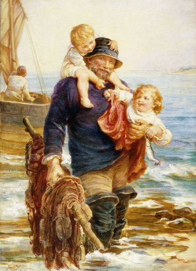 The Ferry by Frederick Morgan