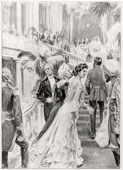 A Reception at the Foreign Office by Frederick Pegram