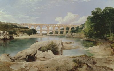 The Pont du Gard by Frederick Richard Lee