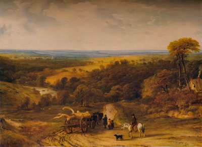 View Near Crediton, Devon by Frederick Richard Lee