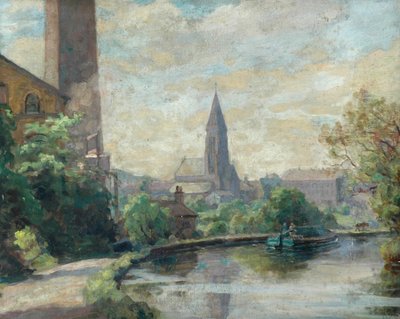 Near Bingley by Frederick Stead