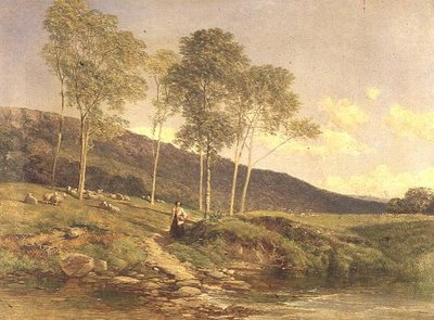 A Path Through the Meadows by Frederick William Hulme