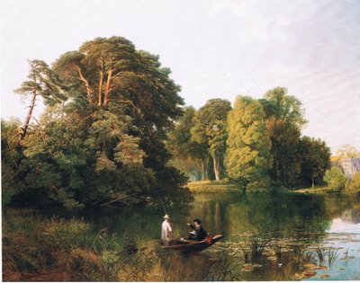 A Quiet Retreat in Surrey by Frederick William Hulme