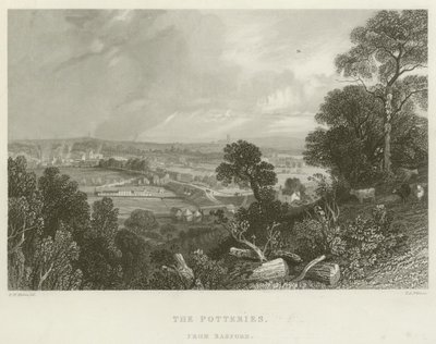 The Potteries, from Basford by Frederick William Hulme