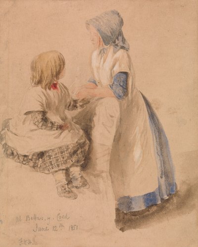 Welsh Children by Frederick William Hulme