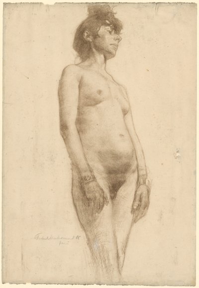 Nude Woman Standing by Frederick William MacMonnies