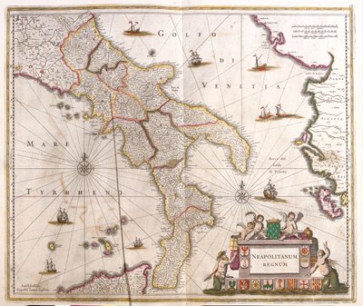 Molise, Campania, Calabria, Basilicata, Apulia, Italy by Frederick de Wit