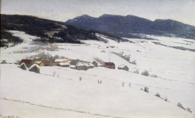 Winter Landscape by Fredrik Kolstoe