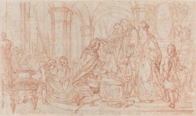 Ceremony of Consecration by French 18th Century