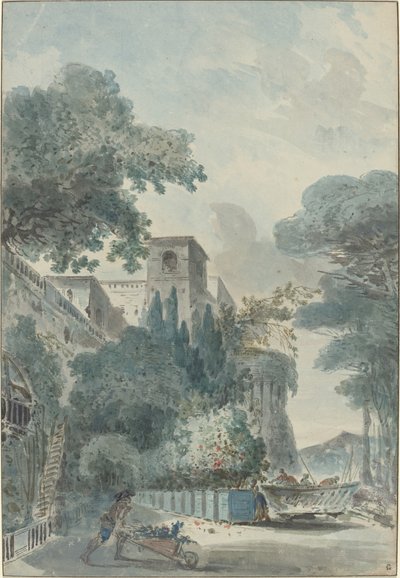 The Alley of Grenadiers by French 18th Century