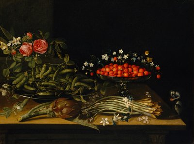 Still Life with Strawberries by French Painter