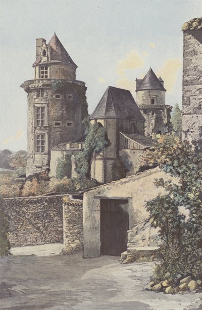 Apremont, Castle, Corner Tower and Chapel by French Photographer