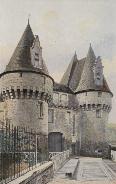 Bazouges, Chateau Turrets by French Photographer