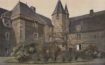 Carrouge, Chateau, Facade on the Courtyard by French Photographer