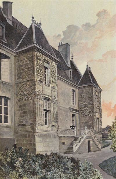 Cluny, Old Chateau (City Hall) by French Photographer