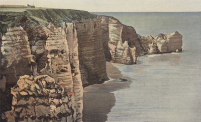 Etretat, Cliffs of the Amont Gate by French Photographer