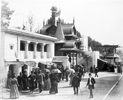 History of Habitation, Paris Exhibition, 1889 by French Photographer