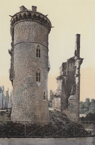 Mehun-sur-Yevre, Remains of the Castle, North Side by French Photographer