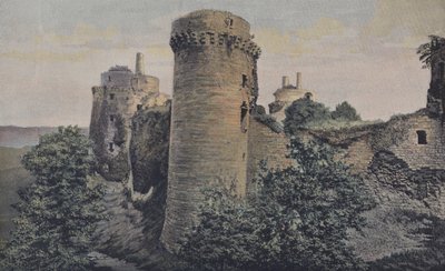 Plédéliac, Ruins of the Castle of La Hunaudaye by French Photographer