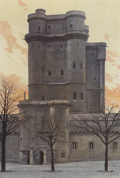 Vincennes, Keep of the Chateau by French Photographer