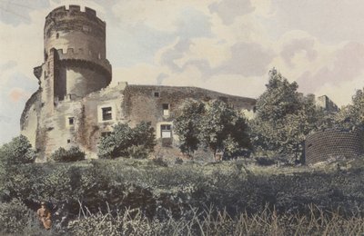 Volvic, Old Tournoel Castle, General View by French Photographer