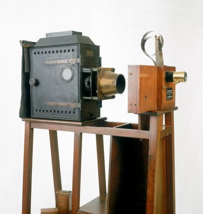 Lumiere cinematographe, 1895 by French School