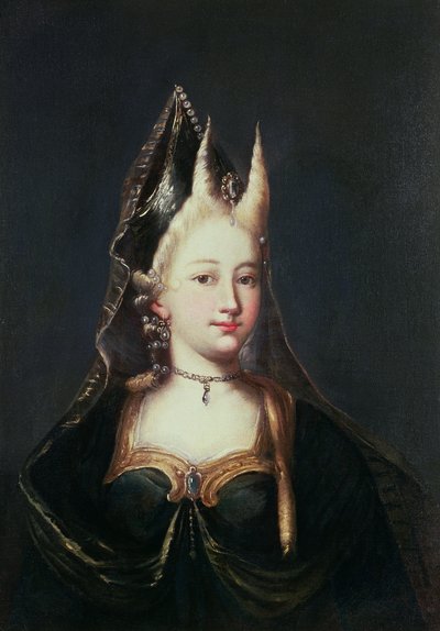 A Horned Witch by French School