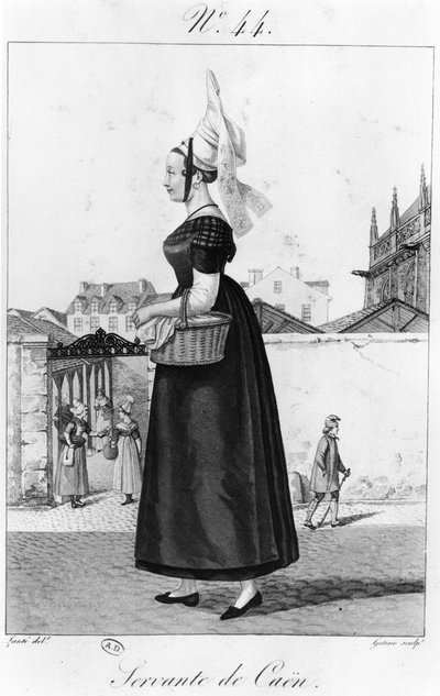 A Maid from Caen by French School