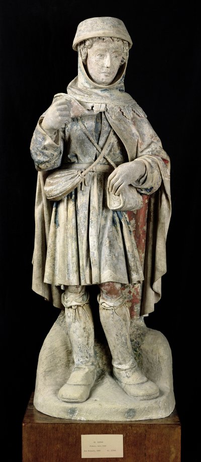 A Peasant, c.1500 by French School