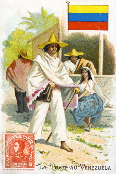 A Postman in Venezuela, late 19th century by French School