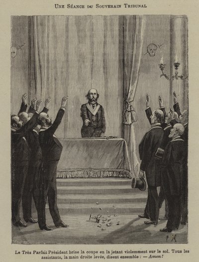 A meeting of the Supreme Council by French School