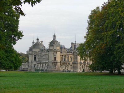 A view of the Chateau by French School