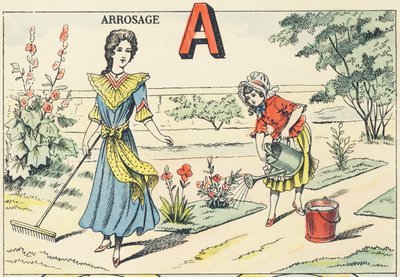 A: Watering by French School