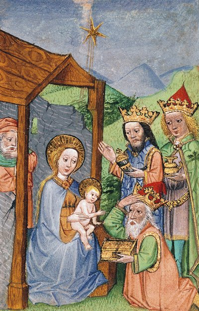 Adoration of the Magi by French School
