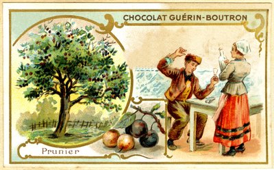 Advertising Chromolithography of Guérin Boutron Chocolates by French School