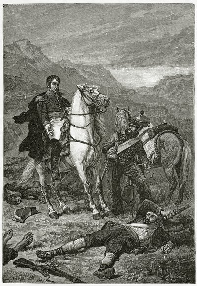 After the Battle by French School