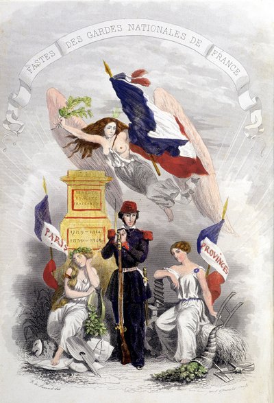 Allegory of the French Revolutions by French School