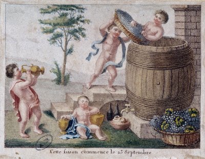 Allegory of the Harvest by French School