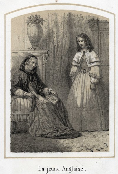 Anonymous engraving from the 19th century by French School