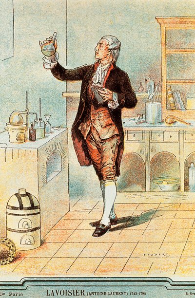 Antoine Laurent Lavoisier by French School